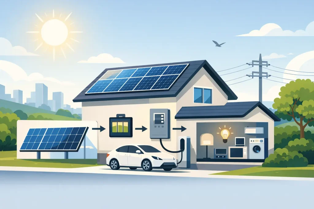 How Does Residential Solar Work at Home?